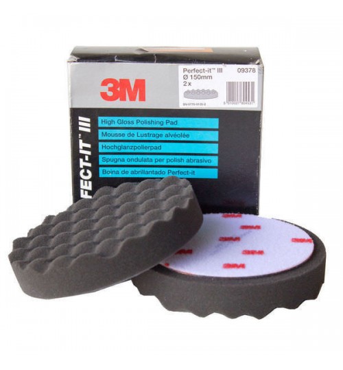 3M High Gloss Polishing Pad 150mm 2/pk 09378